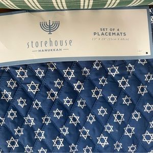 NWT Storehouse Hanukkah placemats
